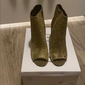 Steve Madden “Charge” Peeptoe Ankle Boots